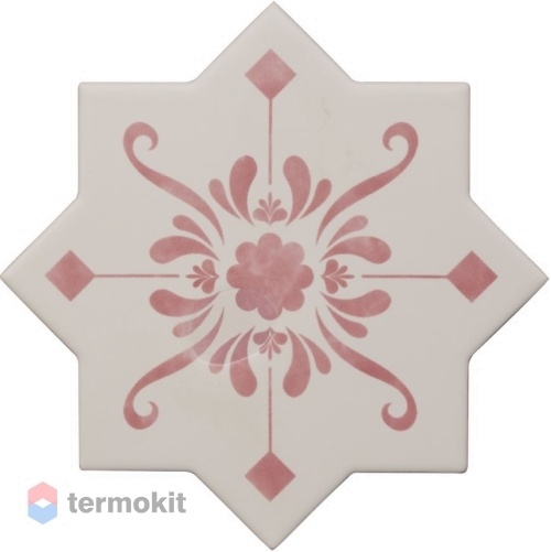Керамическая плитка Cevica Becolors Star Dec. Stencil Coral декор 13,25x13,25