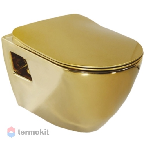 Унитаз подвесной CREAVIT Terra золото TP325-11CB00E-AK00+KC0903.01.0300E