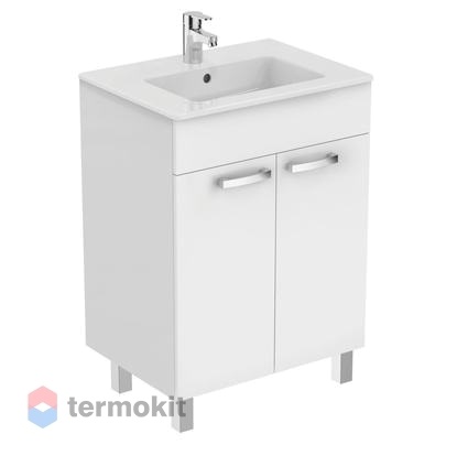 Тумба под раковину Ideal Standard TEMPO 60 напольная белый глянец E3239WG