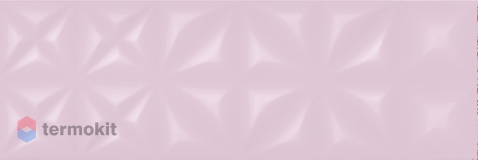 Керамическая плитка Cersanit Lila настенная рельеф розовый (LLU072D) 25x75