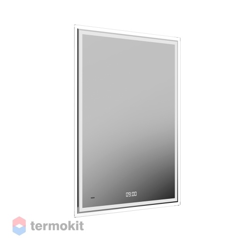 Зеркало Kerama Marazzi TECNO 60 подвесное с подсветкой, с антизапотеванием белый глянец TE.mi.60