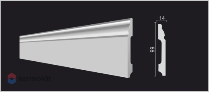 Плинтус Decor-Dizayn DD15