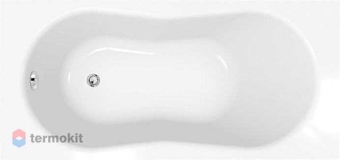 Акриловая ванна Cersanit Nike 1500x700 с ножками, белый 63346