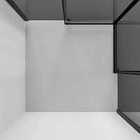 Душевой уголок Niagara Nova 1950x800x800 (тонированное стекло) черный матовый NG-2828-34BLACK