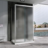 Душевой уголок ABBER Schwarzer Diamant 1950x1000x900 (матовое стекло) хром AG30100MH-S90M-S90M