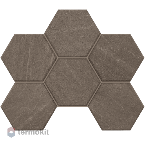 Керамогранит Эстима Gabbro GB03 Hexagon мозаика 25x28,5 непол.