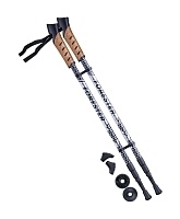 Палки для скандинавской ходьбы Berger Forester 67-135 см 3-секционные, серый/чёрный