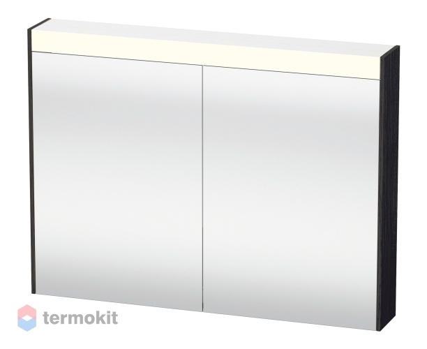 Зеркальный шкаф Duravit Brioso 82 с подсветкой Eiche (Schwarz) BR710201616