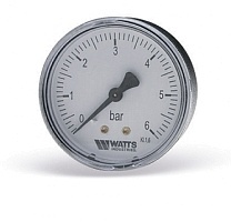 Watts F+R100(MDA) 50/10x1/4&quot; Манометр аксиальный 50мм, 0-10 бар.