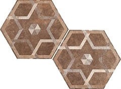 Керамогранит Fioranese Heritage Exagona Deco Texture 5 декор 34.5x40