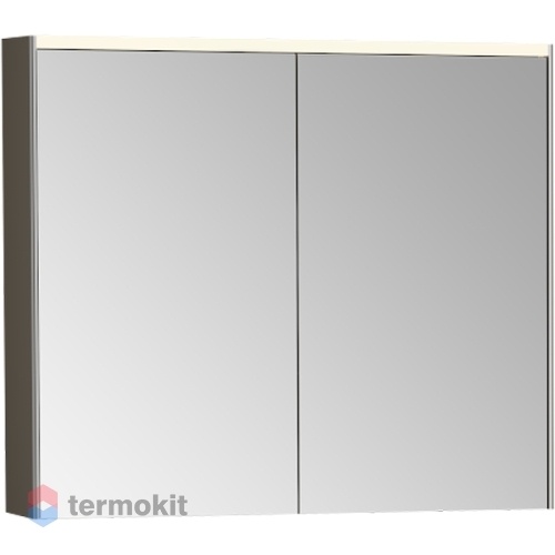 Зеркальный шкаф Vitra Core с подсветкой серый 66911