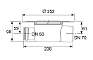 Сифон TECE TECEdrainpoint S DN 70 с универсальным фланцем Seal System 3603500