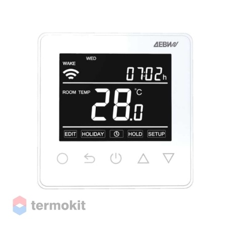 Терморегулятор DEVI Prime c Wi-Fi, с комбинацией датчиков, белый, 16А