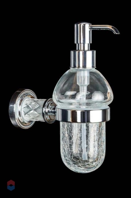 Дозатор для мыла Boheme Murano Cristal бронза 10912-CRST-CH