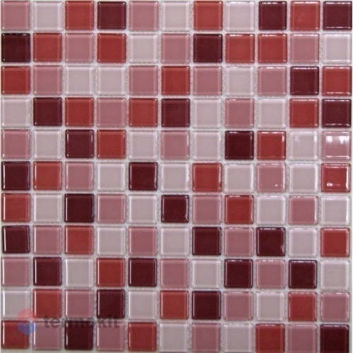Стеклянная Мозаика Bonaparte Plum mix (4x25x25) 30x30