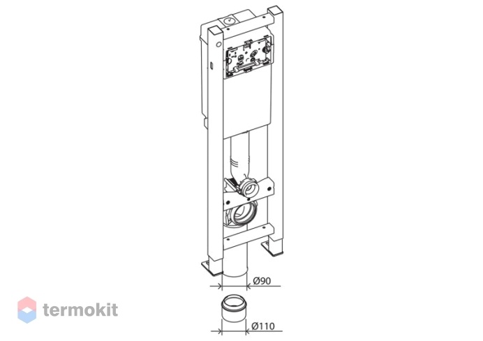 Инсталляция BELBAGNO для подвесного унитаза BB003-30