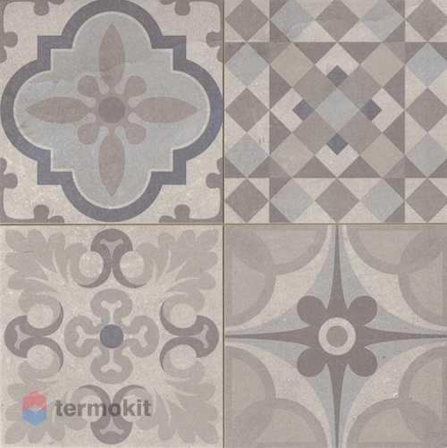 Керамогранит Realonda Skyros Deco Gris 44,2x44,2