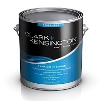 Clark+Kensington Premium Eggshell, Интерьерная высокопрочная полуматовая краска с керамическими микрогранулами, прозрачная база, 3.78 л 