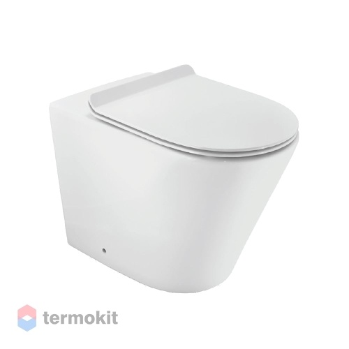 Унитаз приставной Jaquar Opal с сиденьем микролифт OPS-WHT-15955P180UFSM