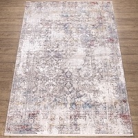 Ковёр Kitroom Olimpos 80x150 прямоугольный серый MT122