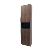 Шкаф-колонна Comforty Франкфурт-40 подвесной дуб шоколадно-коричневый 00004150535