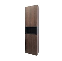 Шкаф-колонна Comforty Франкфурт-40 подвесной дуб шоколадно-коричневый 00004150535