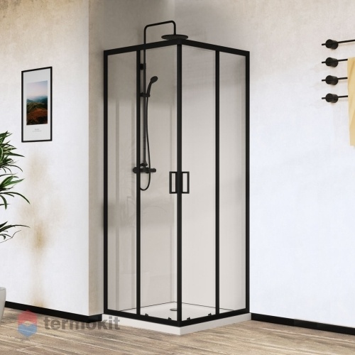 Душевой уголок Vincea City 1950x1000x800 черный VSS-5CT8010CLB