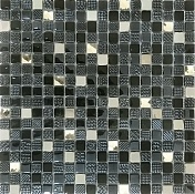 Стеклянная мозаика Q-Stones QG-010-15/8 30x30