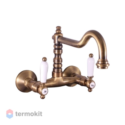 Смеситель для кухни RavSlezak MORAVA RETRO бронза MK502.5/28SM