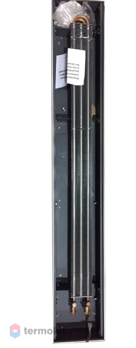Внутрипольный конвектор Techno серия Usual KVZ 120/250/1600 с естественной конвекцией без решётки Уцененный