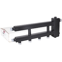 ROMMER Коллектор (дублер рядный) с гидроразделителем на 2+1 контура до 60 кВт