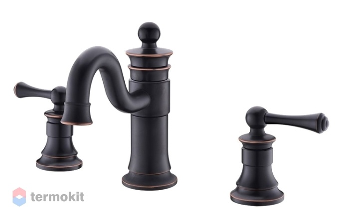 Смеситель для раковины Timo Adelia 6021/04F black antique
