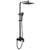 Душевая система ABBER Wasserfall черный матовый AF8616B
