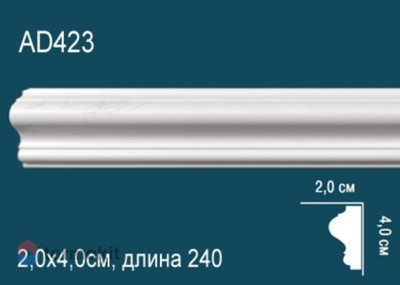 Молдинг Perfect гладкий AD423