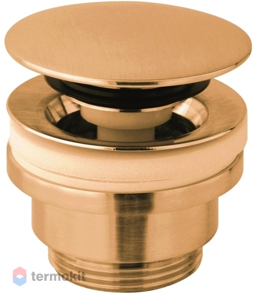 Универсальный донный клапан клик-клак 1 1/4" Paffoni золото медовое брашированное ZSCA050HGSP