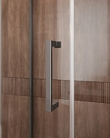 Душевой уголок Cezares Molveno 1950x1200x1200 оружейная сталь MOLVENO-R-11-90+30-C-GM-IV