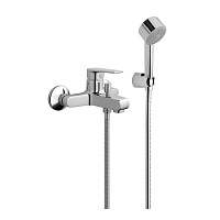 Смеситель для ванны и душа Jacuzzi Rubinetteria Zeus 0ZU00002JA00 хром 0ZU00002JA00