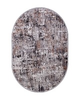Ковёр Ipek Mekik Roxanne 80x150 овальный серый/бежевый 17163