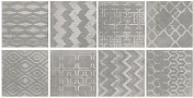 Керамогранит Atrivm Cuadrado Glam Grey (8mix) 23,5x23,5