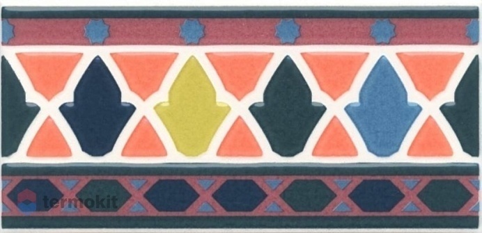 Керамическая плитка Kerama Marazzi Алькасар HGD/A328/16000 декор 7,4x15
