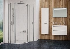 Душевой уголок Ravak Chrome CSKK4 1950x800x800 полированный алюминий 3Q140C00Z1