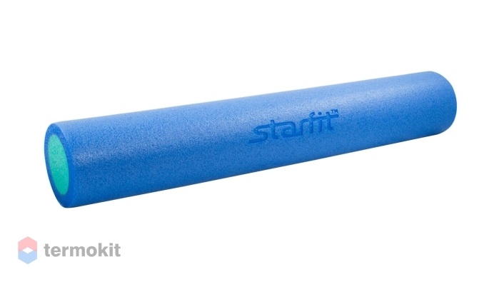 Ролик для йоги и пилатеса Starfit FA-502 15x90см, синий/голубой