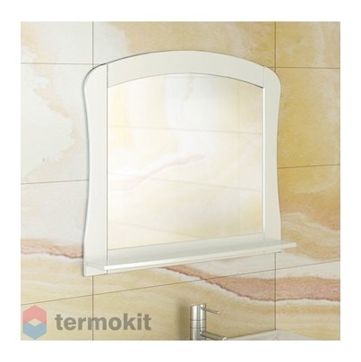 Зеркало Comforty Венеция-80 белый глянец 00003130373
