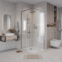 Душевой уголок Grossman Galaxy 1950x1000x1000 хром 300.K33.01.1010.10.00