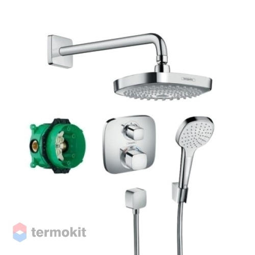 Душевой комплект скрытого монтажа Hansgrohe Croma Select E с термостатом 27294000