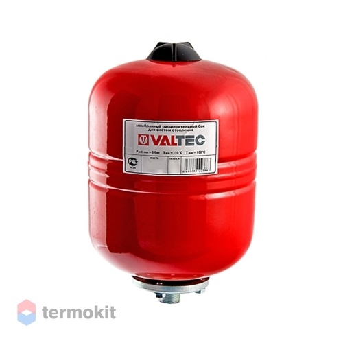 Valtec Расширительный бак для отопления 24л, красный
