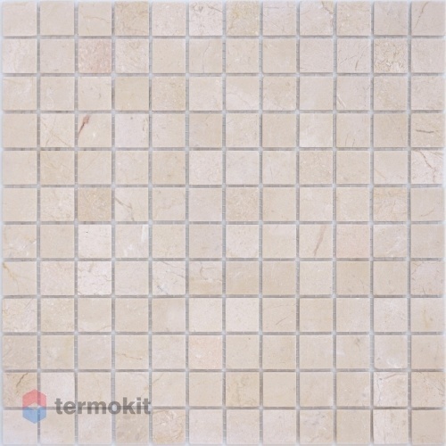 Мозаика Caramelle Mosaic Pietrine 4mm Crema Marfil Pol (2,3x2,3) 29,8x29,8