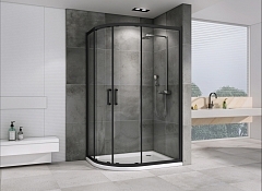 Душевой уголок ABBER Schwarzer Diamant 1950x1200x900 черный AG01129B