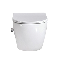 Унитаз подвесной BelBagno UNO с сиденьем микролифт BB3105CHR-BS/SC