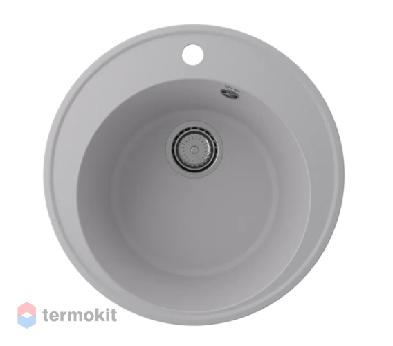 Мойка для кухни ULGRAN Quartz Nora 485-04 платина